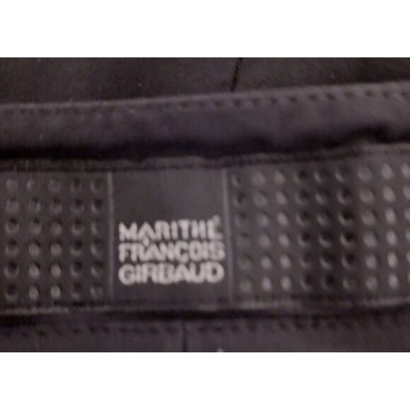Marithe  Francois Girbaud Women's Blazer Size 7 Black Cravatatakiller - Picture 5 of 10